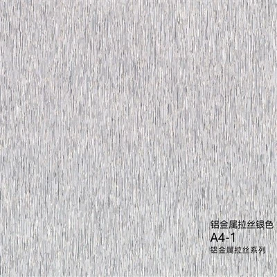 Film de finition métallique en vinyle décoratif en aluminium pour décoration intérieure